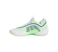 adidas Unisex Adult D.O.N Issue 6 Basketball Sneaker, White/Screaming Green/Lucid Blue, 11.5 Women/10.5 Men