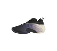 adidas Unisex-Adult D.o.n Issue 7 Basketball Sneaker, Black/Preloved Violet/Warm Vanilla, 12 Women/11 Men