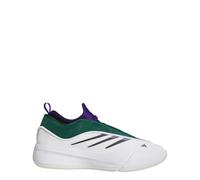 adidas Unisex-Adult Dame 9 Basketball Sneaker, White/Black/Collegiate Green, 12.5 Women/11.5 Men