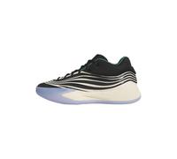 adidas Unisex-Adult Dame X Basketball, Black/Warm Vanilla/Blue Burst, 19 Women/18 Men
