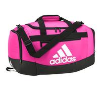 adidas Unisex Adult Defender 4.0 Duffel, Durable Athletic Sports Gym Travel Bag for Men and Women, Team Shock Pink, Small (38L)