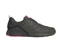 adidas Unisex-Adult Dropset 3 Trainer Sneaker, Shadow Olive/Black/Lucid Pink, 7 Women/6 Men