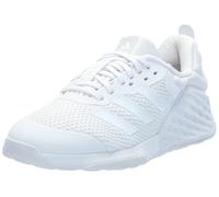 adidas Unisex-Adult Dropset 3 Training Sneaker, White/Crystal White/Crystal White, 18 Women/17 Men