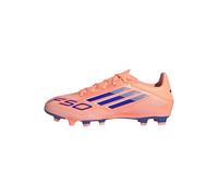 adidas Unisex-Adult F50 Club Firm Multi Ground Sneaker, Beam Orange/Lucid Blue/White, 10.5 Women/9.5 Men