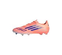 adidas Unisex-Adult F50 League Firm Ground Sneaker, EU, Beam Orange/Lucid Blue/White, 10.5 Women/9.5 Men