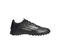 adidas Unisex-Adult F50 League Turf Sneaker, Black/Iron Metallic/Gold Metallic, 8 Women/7 Men