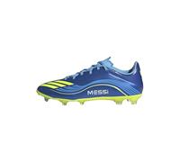 Adidas Unisex-Adult F50 Messi League Firm Multi Ground Sneaker, Team Royal Blue/Solar Yellow/Semi Blue Burst, 6 Women/5 Men