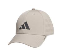 adidas Men's Gameday III Stretch Fit, Fitted Baseball Caps for Men, Flexible Athletic Sports Cap, Wonder Beige/Grey Six/4.0, S-M