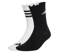 adidas UNISEX ADULT GLOW SOCK 2 PAIR PACK 6.5-8