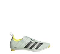adidas Unisex-Adult Harden Vol. 5 Futurenatural Basketball Shoe, Linen Green/Core Black/Beam Yellow, 11 UK