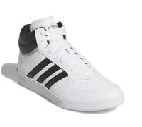 adidas Unisex-Adult Hoops 4.0 Mid Top Basketball Shoes Sneaker, White/White/Grey, 9.5 Women/8.5 Men