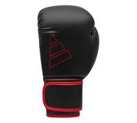 adidas Unisex - Adult Hybrid 80 Boxing Gloves, Black/Red, 10 oz EU