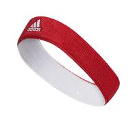 adidas Unisex-Adult Interval Reversible Elastic Sweat Headband for Men and Women, Team Power Red/White, One size