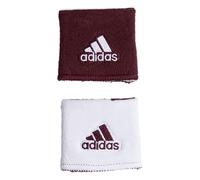 adidas Unisex Interval Reversible Wristbands, Team Maroon/White, One Size (1 pair)