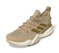 adidas Unisex-Adult Mahomes 2 Impact FLX Turf American Football Training Sneaker, Magic Beige/Bronze Strata/Off White, 16 Women/15 Men