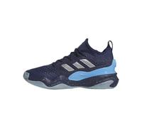 adidas Unisex-Adult Mahomes 2 Impact FLX Tyler Texas Turf American Football Training Sneaker, Team Navy Blue/Bright Royal/Team Navy Blue, 13.5 Women/12.5 Men