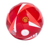 adidas Unisex-Adult Manchester United Home Club Soccer Ball, MUFC Red/Bright Red/White, 5