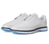 adidas Unisex-Adult Mc80 Spikeless Golf Shoes, Dash Grey/Matte Silver/Blue Burst, 8.5 Women/7.5 Men