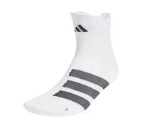 adidas Run X Adizero Running Socks White Cushioned Arch Support Ankle Length