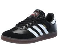 adidas Unisex-Adult Samba Indoor Sneaker, Black/White/Vivid Red, 14.5 Women/13.5 Men