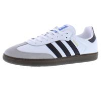 adidas Unisex Adult Samba Indoor Shoe, Cloud White/Core Black/Clear Granite-white, 8