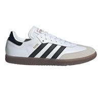 adidas Unisex-Adult Samba Indoor Sneaker, White/Black/Vivid Red, 10 Women/9 Men
