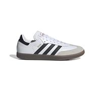 adidas Unisex-Adult Samba Indoor Sneaker, White/Black/Vivid Red, 8 Women/7 Men