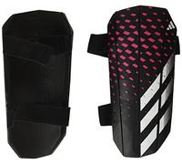 adidas Unisex Adult Soft Ground Training Predator Shin Guards, Black/White/Team Shock Pink, Large