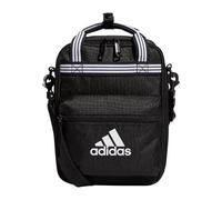 adidas Unisex-Adult Squad Insulated Lunch Bag (7l) Food Container Carry Box for Kids Backpack, Black/White, One Size