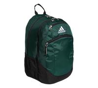 adidas unisex-adult Striker 2 Team Backpack, Dark Green/Black/White/2.0 (28l), One Size, Striker Team Sports Backpack Durable Athletic Gym Laptop Bag for Boys/Girls