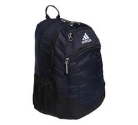 adidas unisex-adult Striker 2 Team Backpack, Navy Blue/Black/White/2.0 (28l), One Size, Striker Team Sports Backpack Durable Athletic Gym Laptop Bag for Boys/Girls