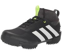 adidas Unisex-Adult The Gravel Sneaker, Black/White/Lucid Lemon, 11 Women/10 Men