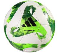 adidas Unisex-Adult Tiro Match Ball, White/Team Green/Team Solar Green/Black, 3