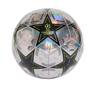 adidas Unisex-Adult UCL Training Soccer Ball Multicolor/Black/Platin Metallic/Team Solar Yellow 5