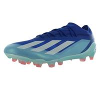 adidas Unisex-Adult X Crazyfast.2 Firm Ground Sneaker, Bright Royal/Cloud White/Solar Red-blue, 10.5 Women/9.5 Men