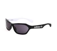 Adidas Unisex Adults’ OR0021 Sunglasses, Shiny Black/Smoke, 58