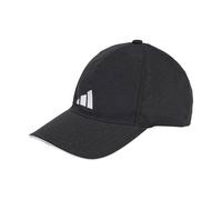 adidas Unisex AEROREADY Training Running Baseball Cap, Black/White/White, XS