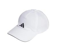 adidas Unisex AEROREADY Training Running Baseball Cap, White/Black/Black, One size