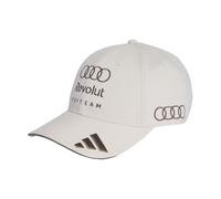 adidas Unisex Audi REVOLUT Formula ONE Team Baseball Cap, Chalk Pearl, XS-S