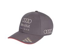 adidas Unisex Audi REVOLUT Formula ONE Team Baseball Cap, Grey strata, XS-S