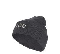 adidas Unisex Audi REVOLUT Formula ONE Team Beanie, Utility Black/hi-res red, XS-S