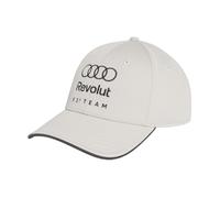 adidas Unisex Audi REVOLUT Formula ONE Team DNA Flex Cap, Chalk Pearl, S-M