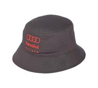 adidas Unisex Audi REVOLUT Formula ONE Team Mechanics Bucket HAT, Utility Black, M-L