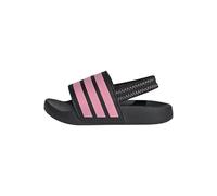 adidas Unisex Baby ADILETTE ESTRAP SLIDES INFANTS, core black/bliss pink/core black, 6 UK Child