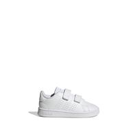 adidas Unisex Baby Advantage Lifestyle Court Two Hook-and-Loop Shoes, FTWR White/FTWR White/Grey one, 8.5 UK Child