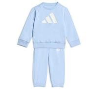adidas Sportswear Infant Unisex Essentials Jogger Set, Globlu/White/White, Size 9-12 Months Globlu/White/White