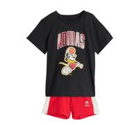 adidas Unisex Baby DISNEY MICKEY MOUSE T-SHIRT SET, black/off white, 18-24 Months