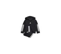 adidas Unisex Baby ESSENTIALS HOODED JOGGER, black/white, 18-24 Months