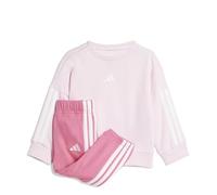adidas Unisex Baby Essentials Jogger Track Suit, Clear Pink/White/White, 0-3 Months