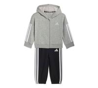 adidas Unisex Baby Essentials Jogger Track Suit, medium grey heather/white, 12-18 Months